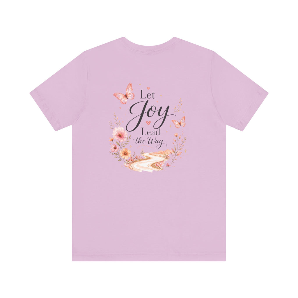 Let Joy Lead the Way Butterfly Shirt | Inspirational Graphic Tee for Women