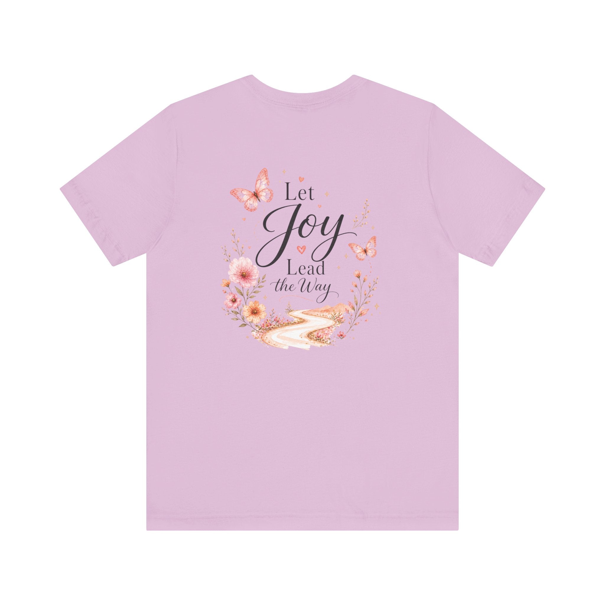 Let Joy Lead the Way Butterfly Shirt | Inspirational Graphic Tee for Women